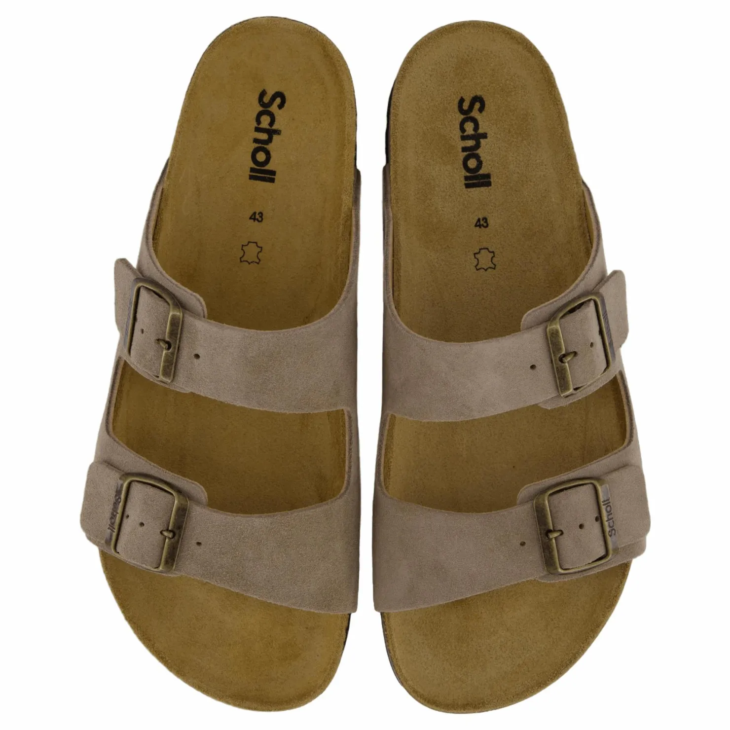Scholl Iconic Sl Julien Suede Dark Beige Clearance