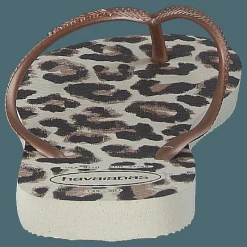 Havaianas Slim Animal Beige/rose/dark 9919 Brun och Beige Discount