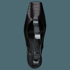 NA-KD Snake Squared Pumps Brown Reptile Grå och Brun Discount
