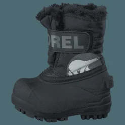 Sorel Snow Commander Toddler 010 Black Svart Hot