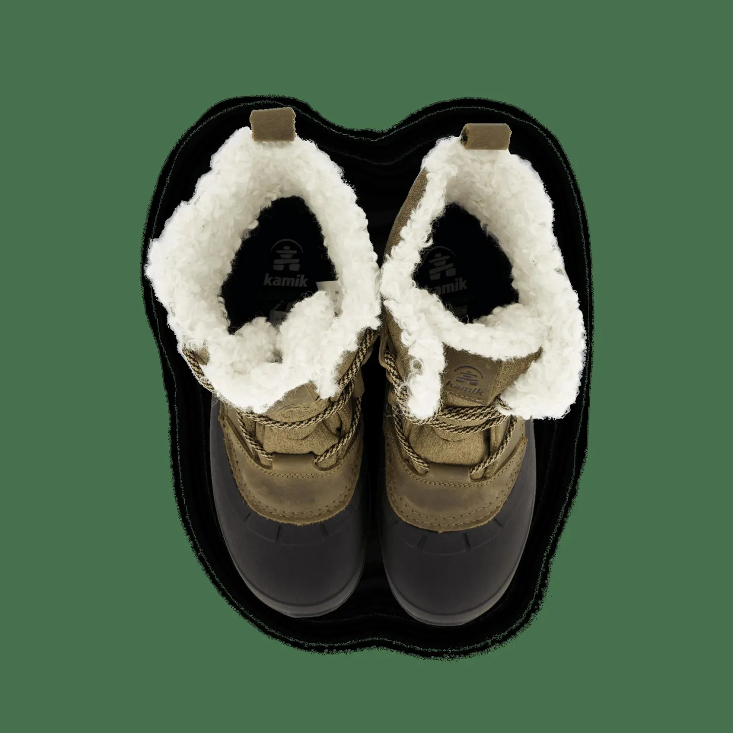 Kamik Snowgem Lo Fossil Brun Sale