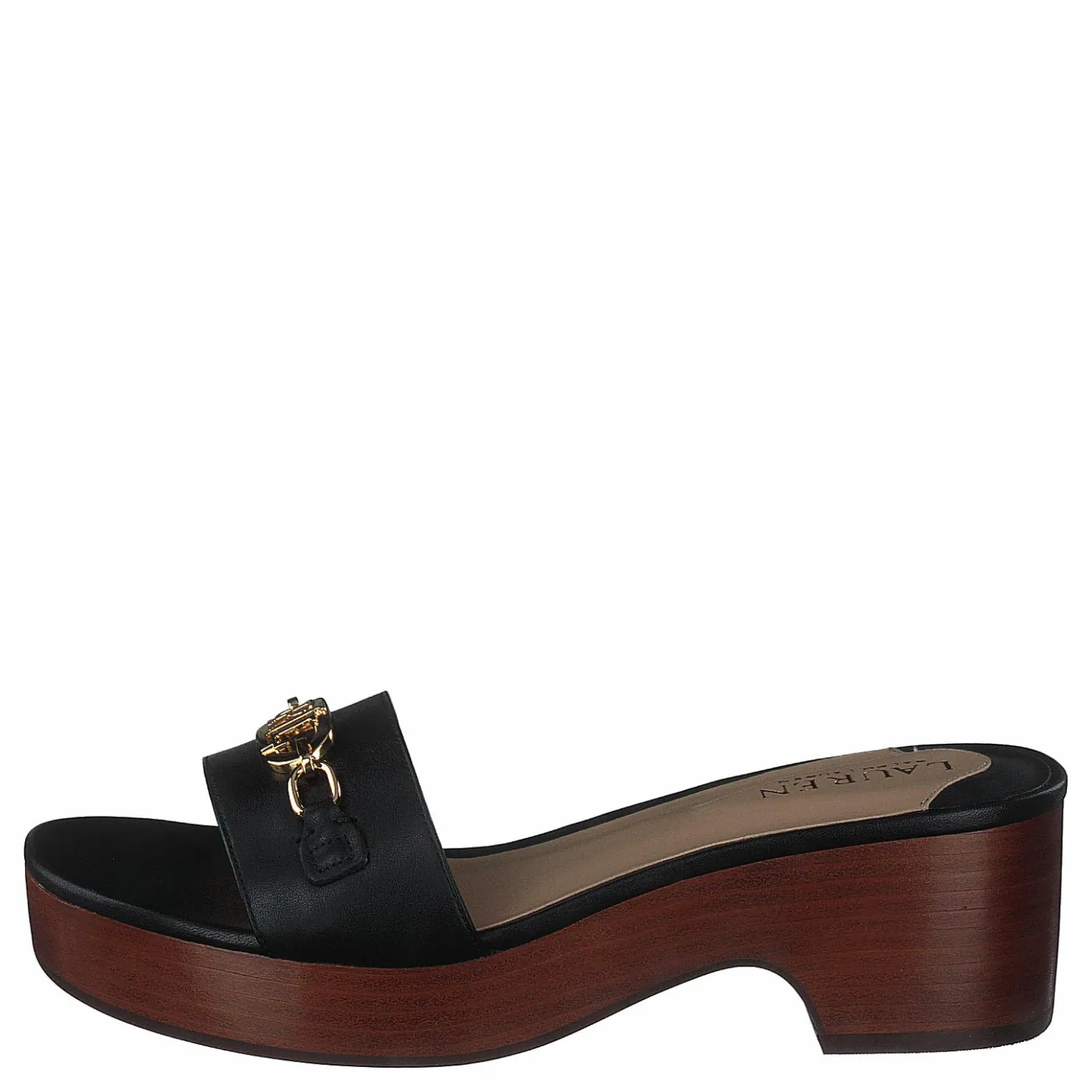 Lauren Ralph Lauren Soft Nappa-roxanne-sn-fsa Black Brun New