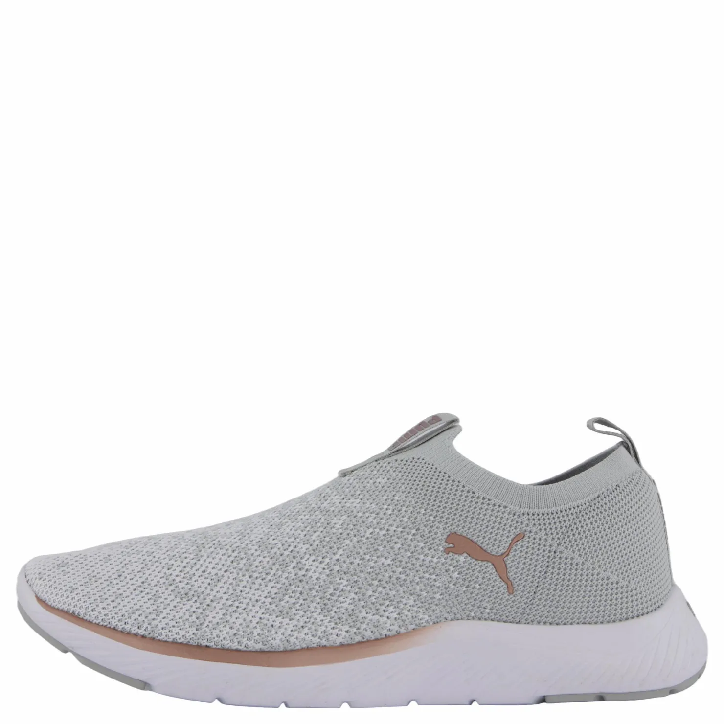Puma Softride Remi Slip-on Knit Wn Ash Gray- White-rose Gold Grå Online