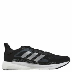 adidas SolarGlide Shoes Core Black / Blue Oxide / Dash Grey Svart New