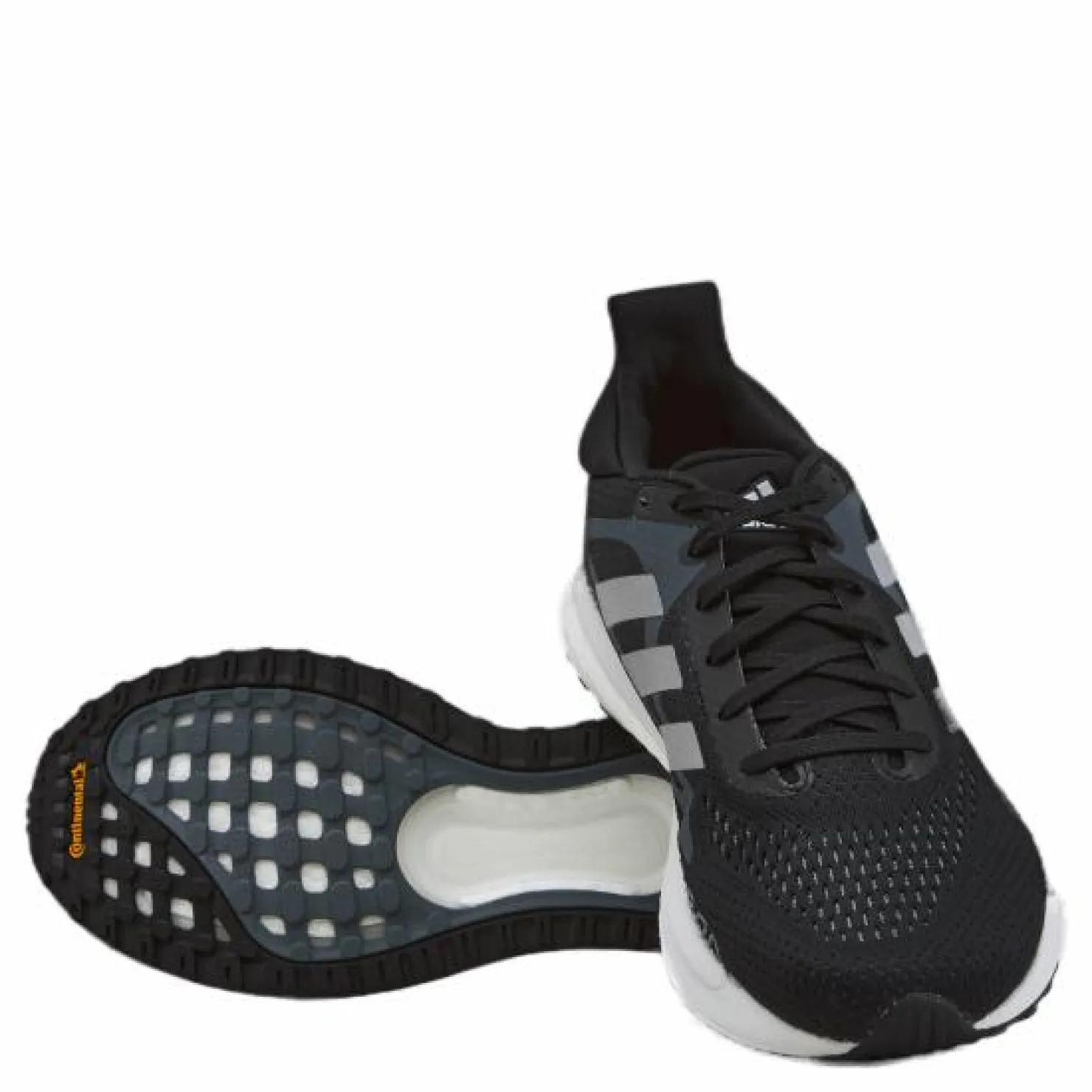 adidas SolarGlide Shoes Core Black / Blue Oxide / Dash Grey Svart New