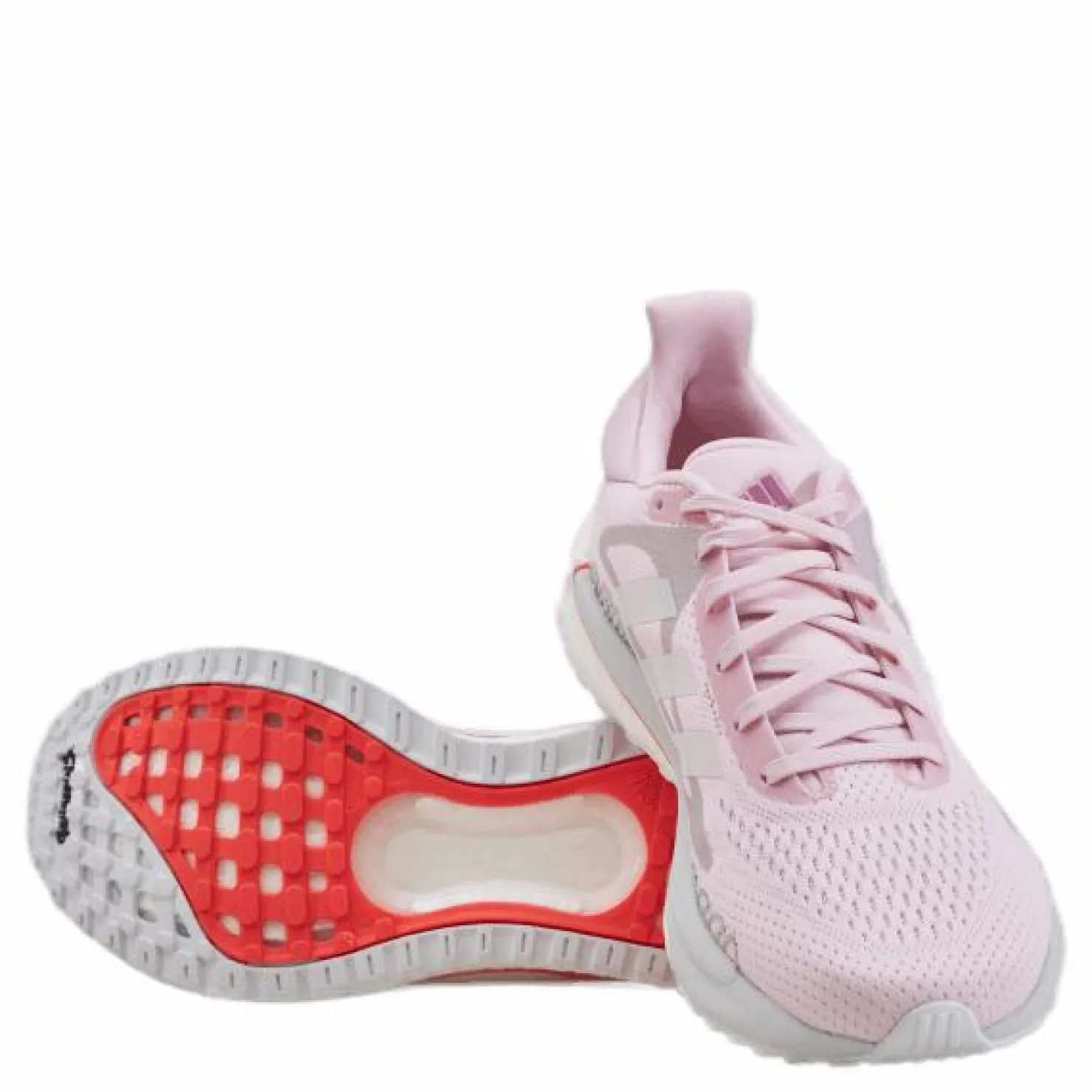 adidas SolarGlide Shoes Fresh Candy / Cloud White / Silver Metallic Rosa Sale