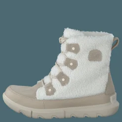Sorel Explorer Ii Joan Cozy Ancient Fossil, Sea Salt Beige och Grå Online