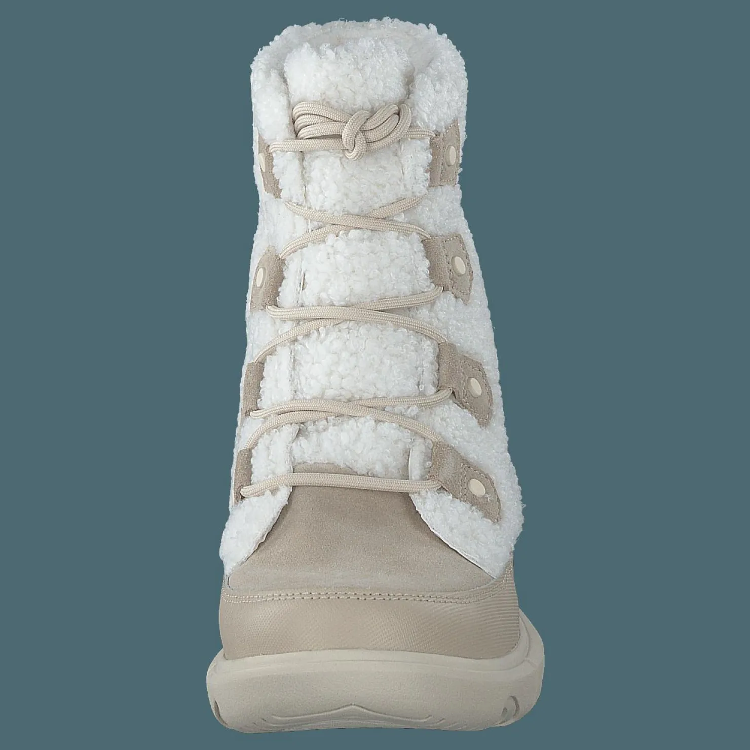 Sorel Explorer Ii Joan Cozy Ancient Fossil, Sea Salt Beige och Grå Online