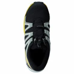 Salomon Speedcross Cswp J Black/wrought Iron/lemon Svart Outlet