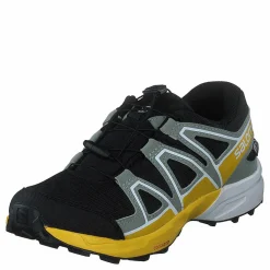 Salomon Speedcross Cswp J Black/wrought Iron/lemon Svart Outlet