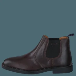 Gant Spencer G46 Dark Brown Leather Brun Outlet