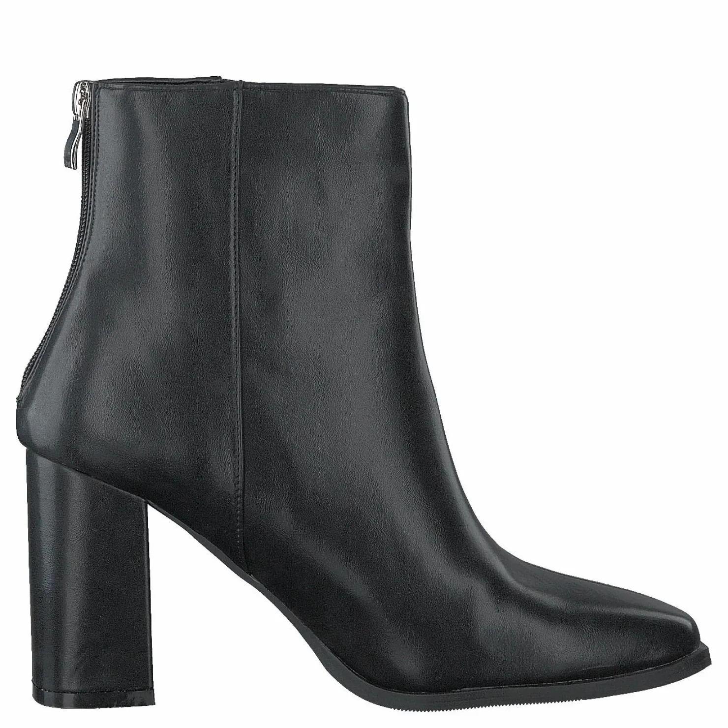 NA-KD Squared Front Ankle Boots Black Svart Clearance
