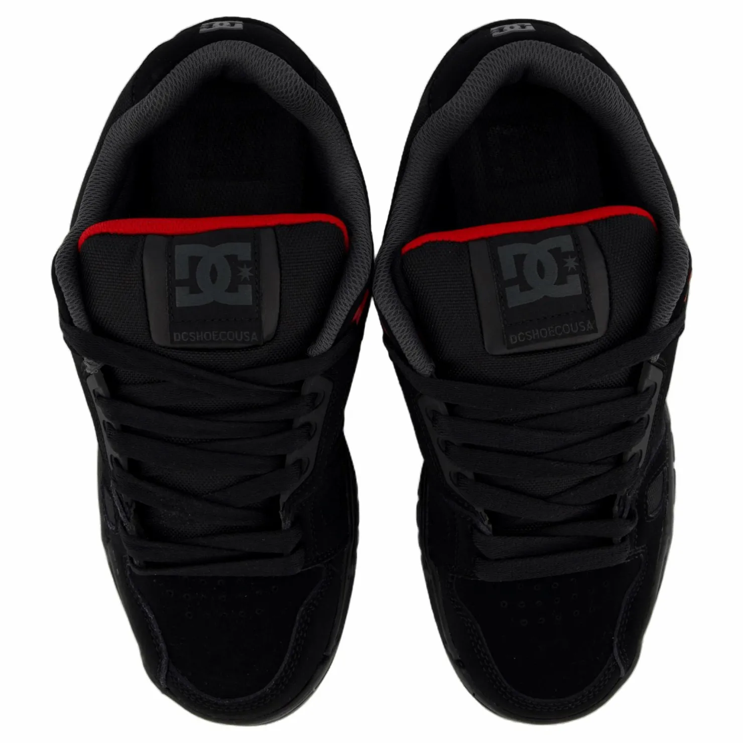 DC Shoes Stag Black/grey/red Svart Online
