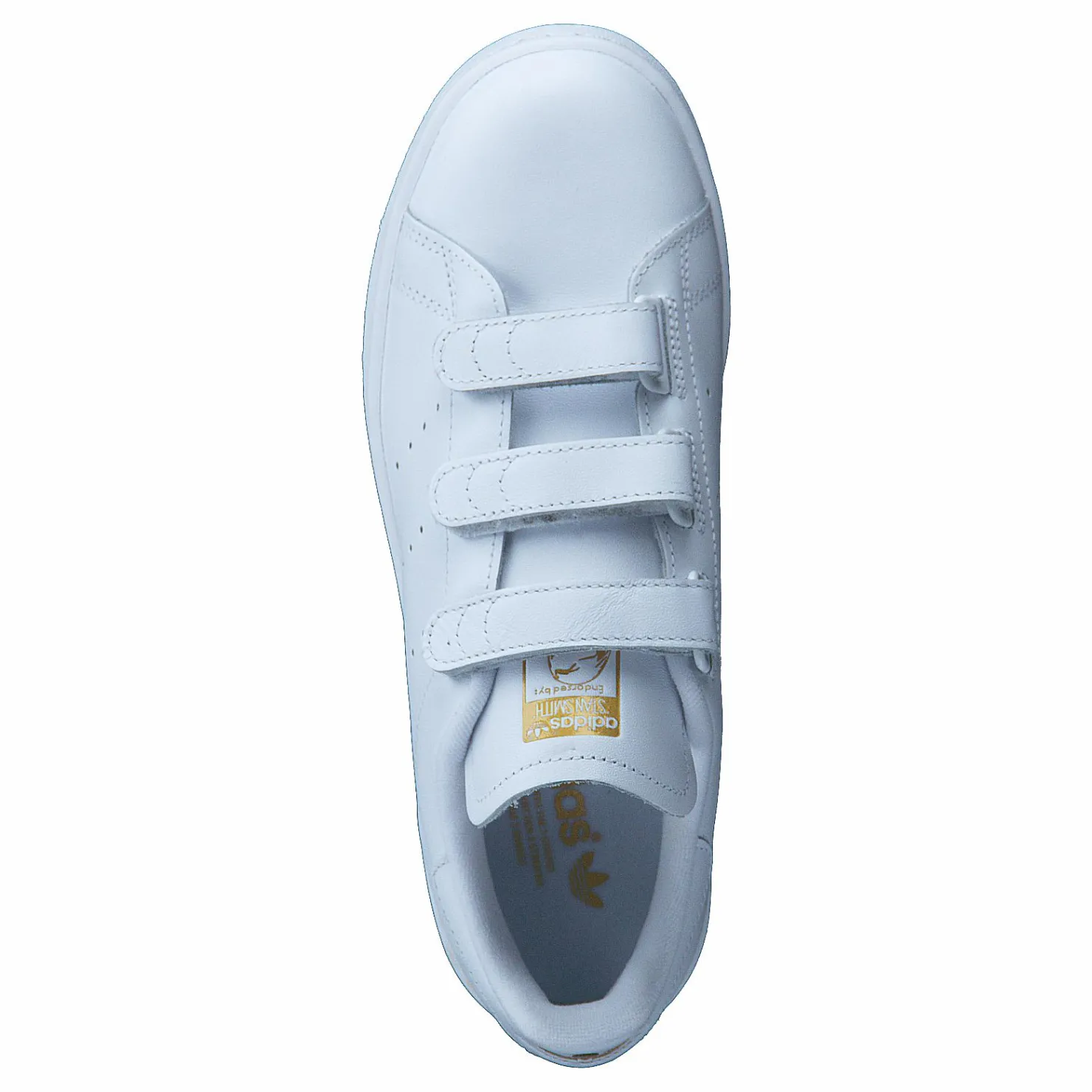 adidas Originals Stan Smith Cf Ftwr White/Ftwr White/Gold Met Guld och Vit Clearance