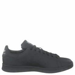 adidas Originals Stan Smith J Core Black / Core Black / Cloud White Svart Outlet