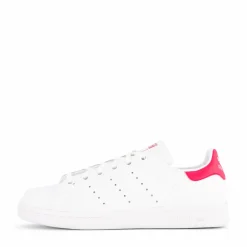 adidas Originals Stan Smith J Ftwr White/Bold Pink Vit Outlet