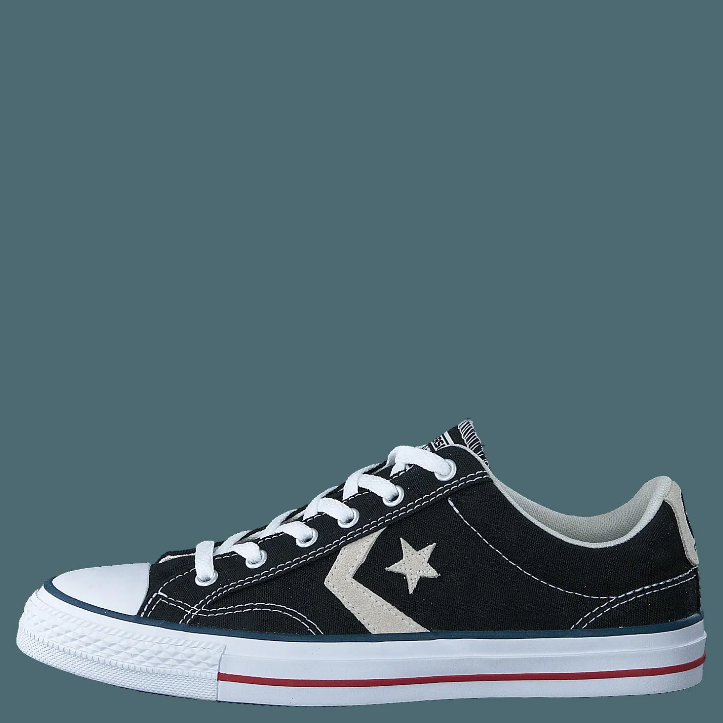 Converse Star Player Ox Black/ Milk Grå Online