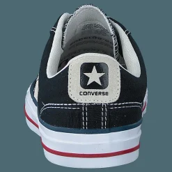 Converse Star Player Ox Black/ Milk Grå Online