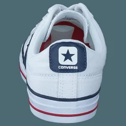 Converse Star Player Ox White/ White Vit Outlet