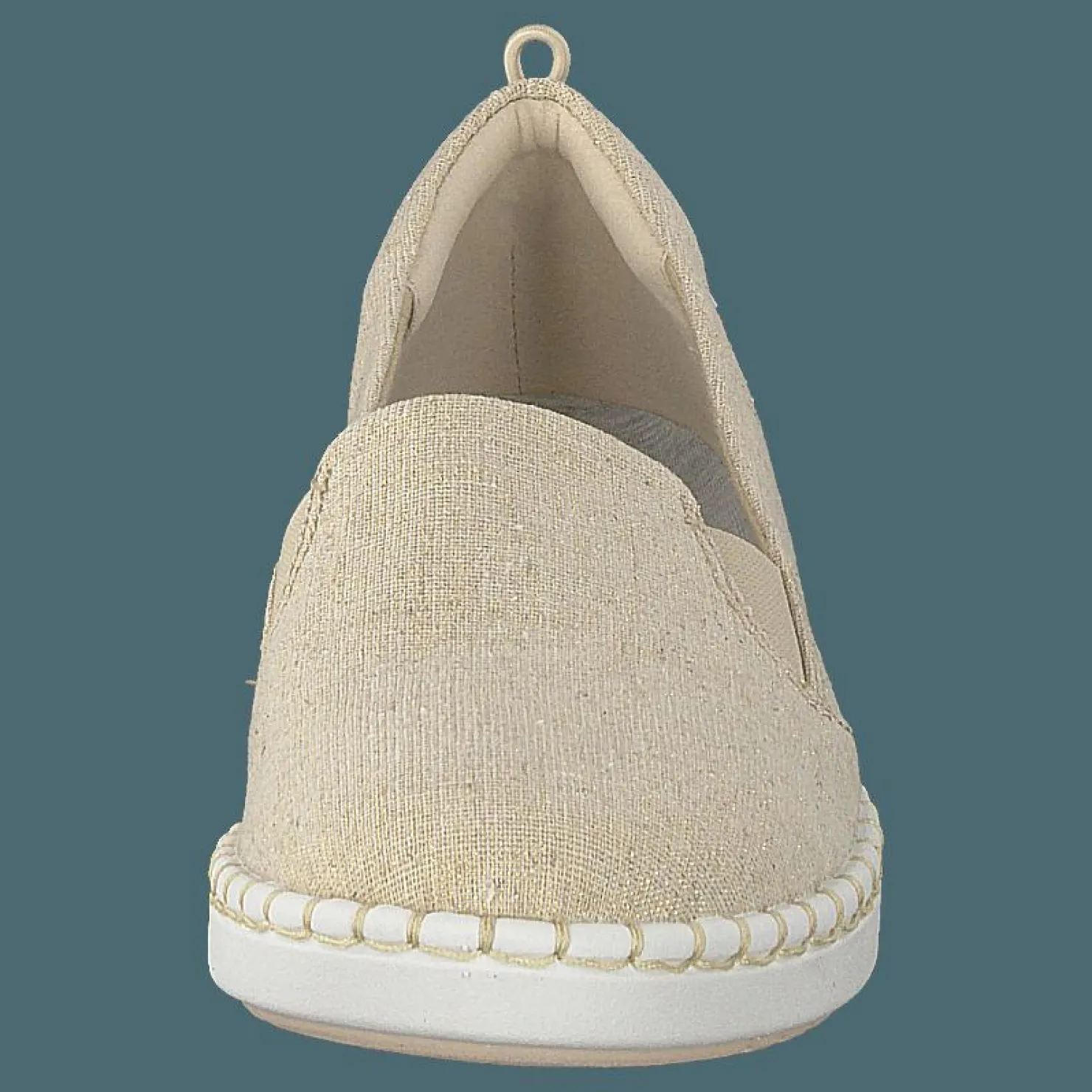 Clarks Step Glow Slip Soft Gold Guld och Beige Discount