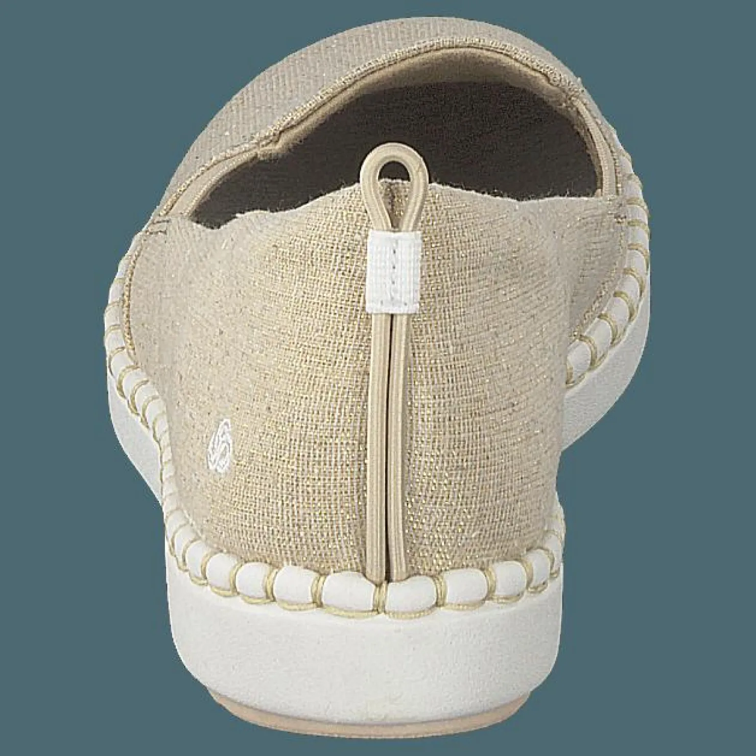 Clarks Step Glow Slip Soft Gold Guld och Beige Discount