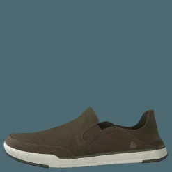 Clarks Step Isle Row Khaki Green Canvas Brun och Grön Online