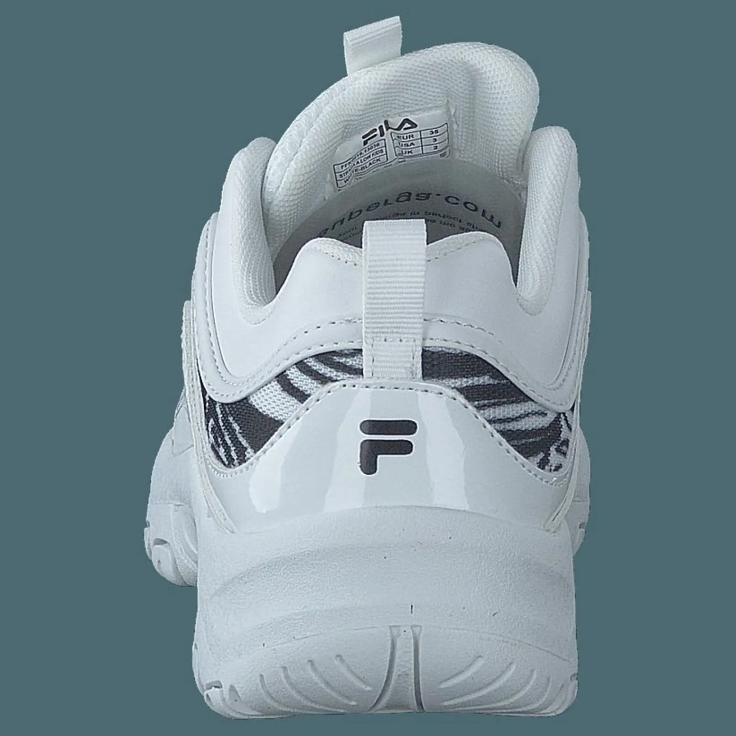 Fila Strada A Low Kids 13036 - White-black Vit och Svart Discount