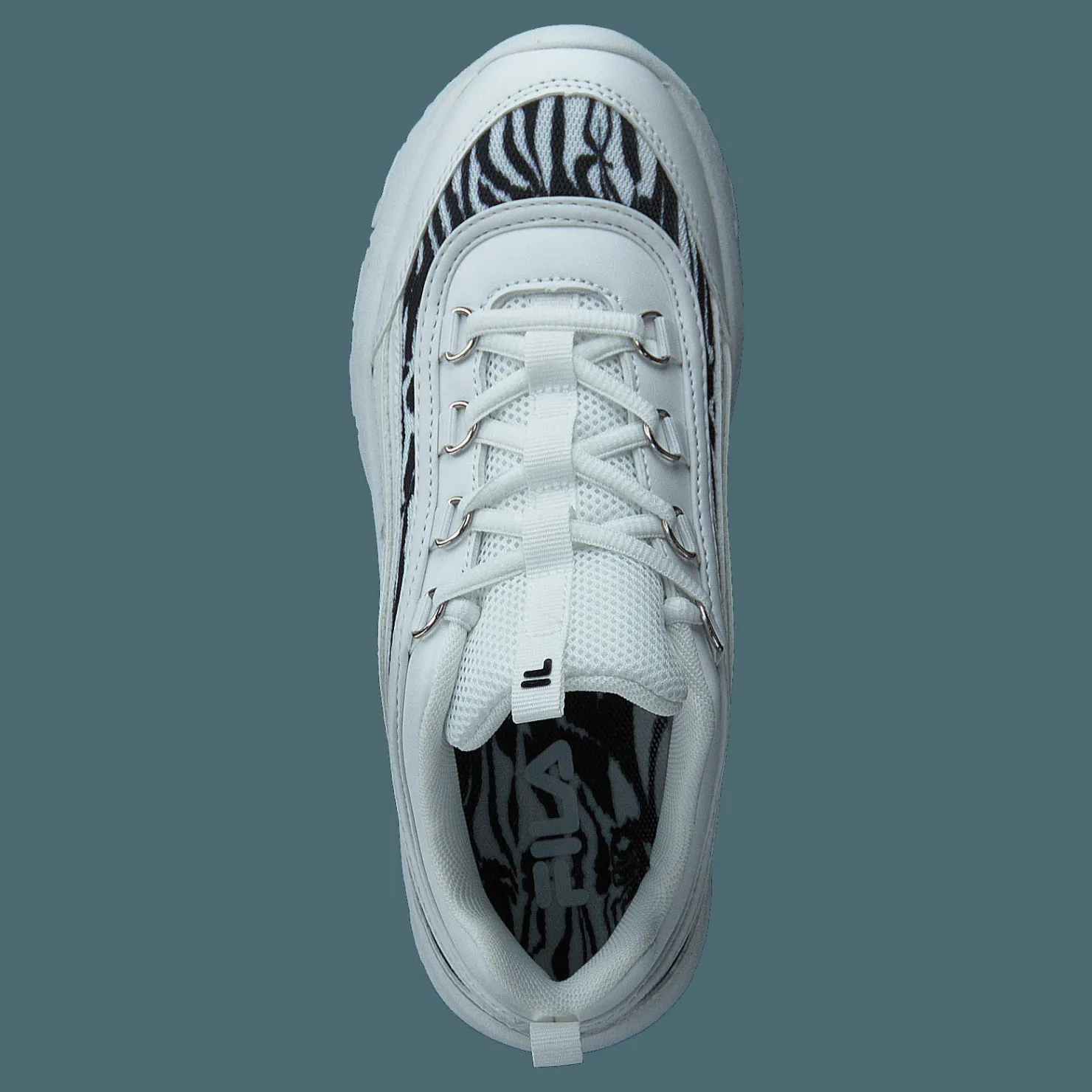 Fila Strada A Low Kids 13036 - White-black Vit och Svart Discount