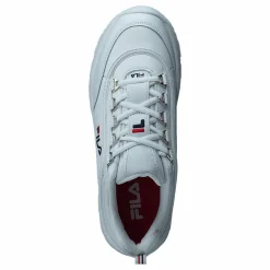 Fila Strada Low Teens White Blå Sale