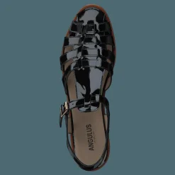 Angulus Strap Sandal With Buckle Black Svart och Guld Clearance