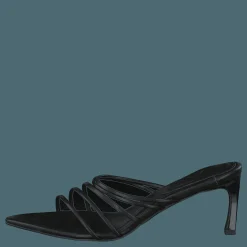 NA-KD Strappy Pointy Sandals Black Svart Clearance