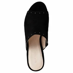 Bianco Suede Mule Sandal Jfm17 110 - Black 10 Svart Outlet