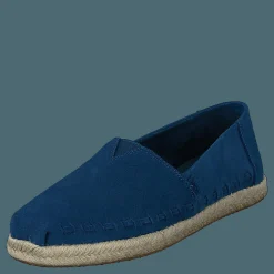 Toms Suede Rope Alprg Moroccan Blue Blå Discount