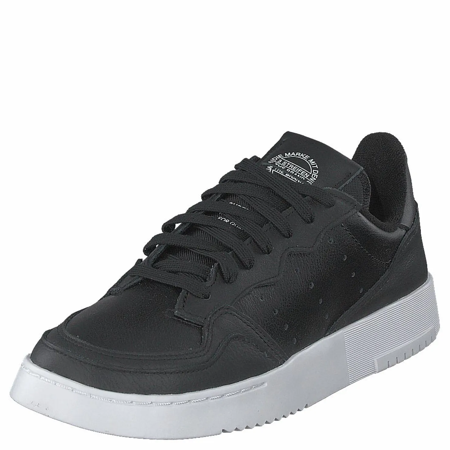 adidas Originals Supercourt Core Black/core Black/ftwr Whi Grå Outlet