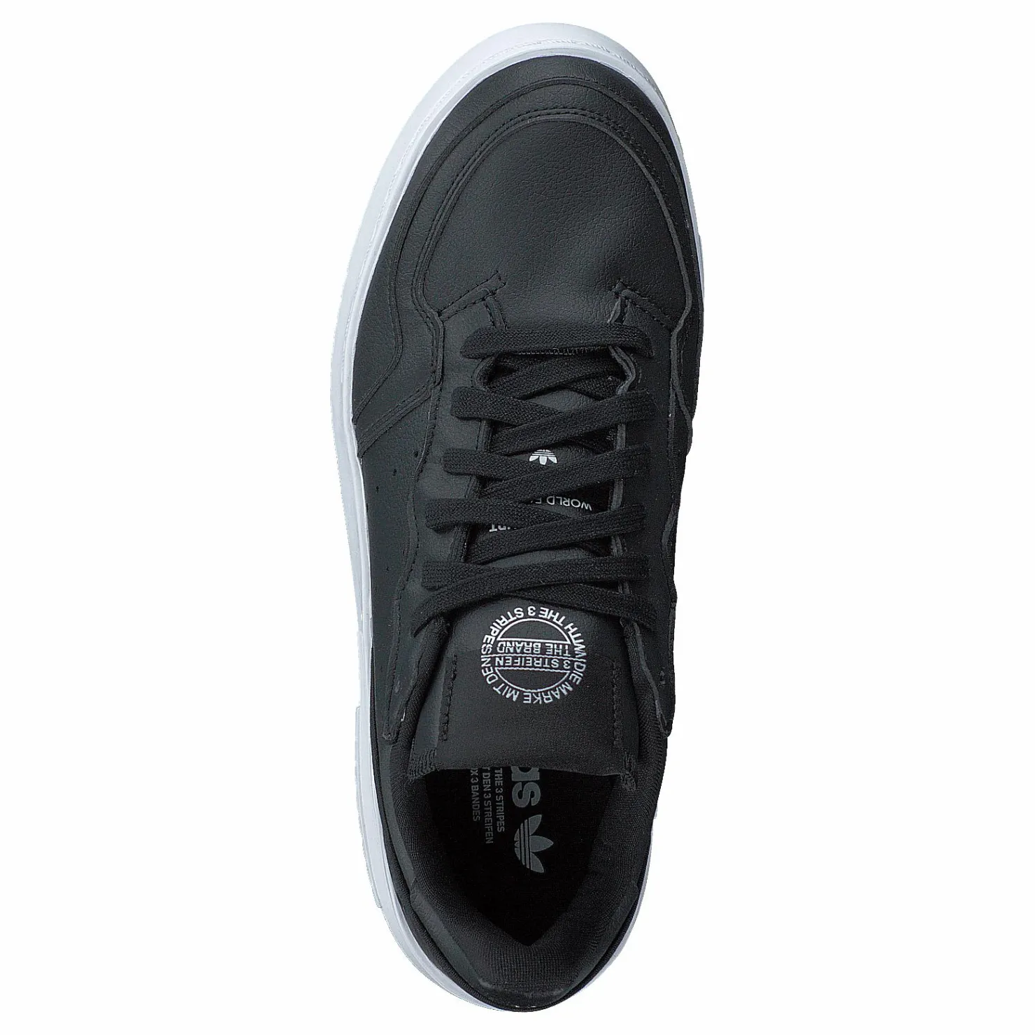 adidas Originals Supercourt Vegan Core Black / Core Black / Cloud White Svart Discount