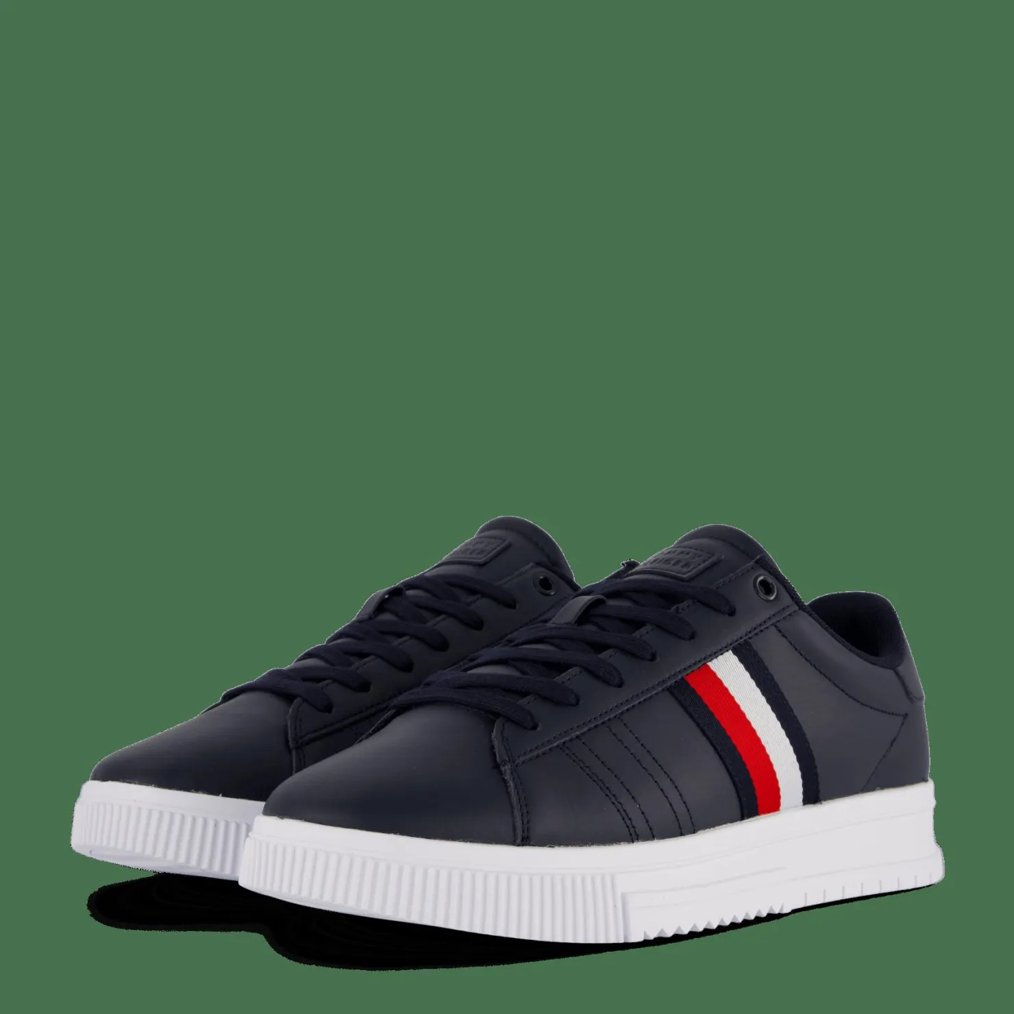 Tommy Hilfiger Supercup Leather Svart Best