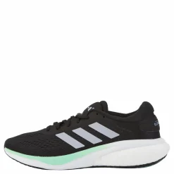 adidas Supernova 2.0 Shoes Core Black / Halo Silver / Pulse Mint Svart Discount