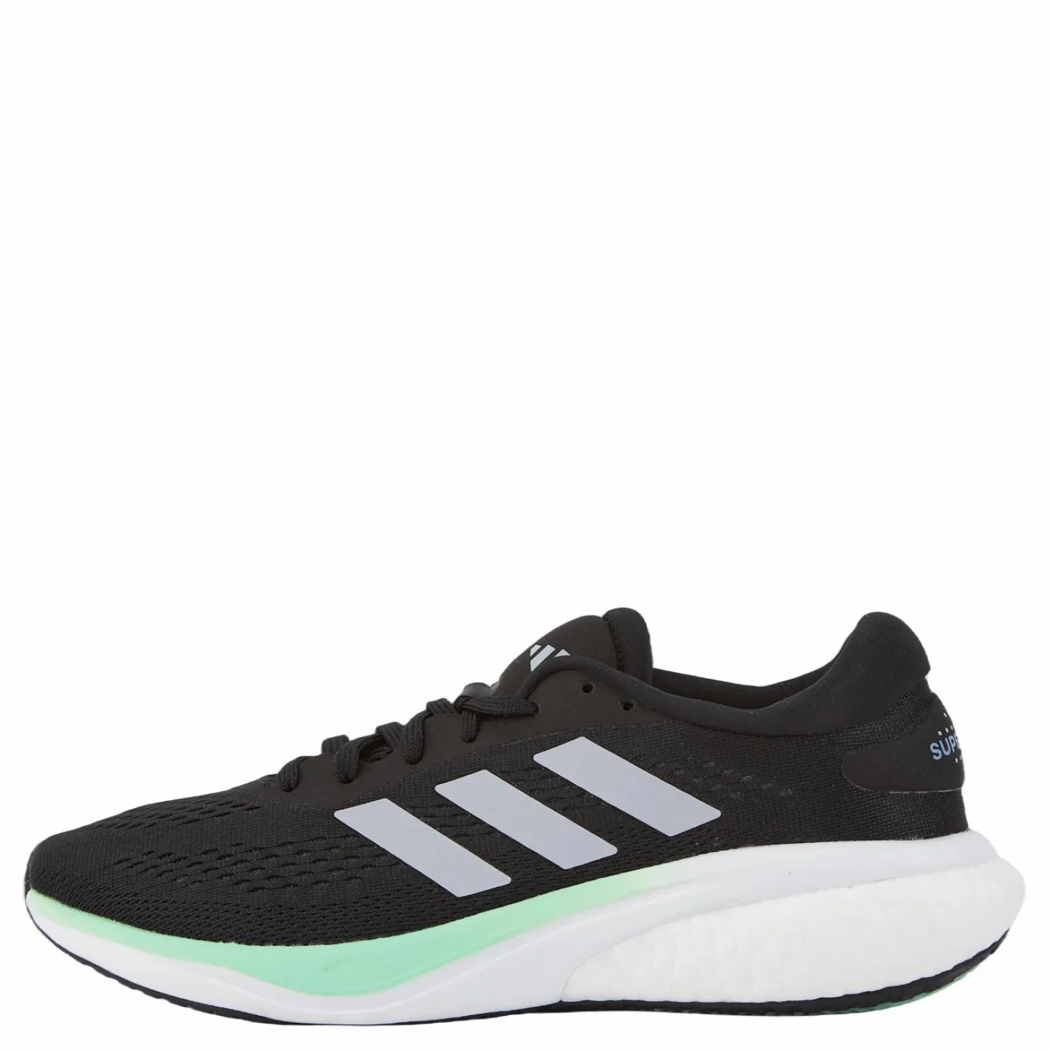 adidas Supernova 2.0 Shoes Core Black / Halo Silver / Pulse Mint Svart Discount