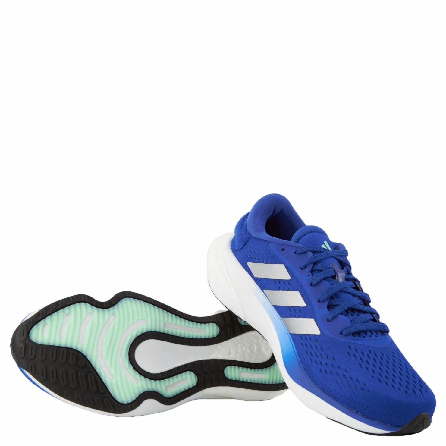 adidas Supernova 2.0 Shoes Lucid Blue / Silver Metallic / Cloud White Blå New