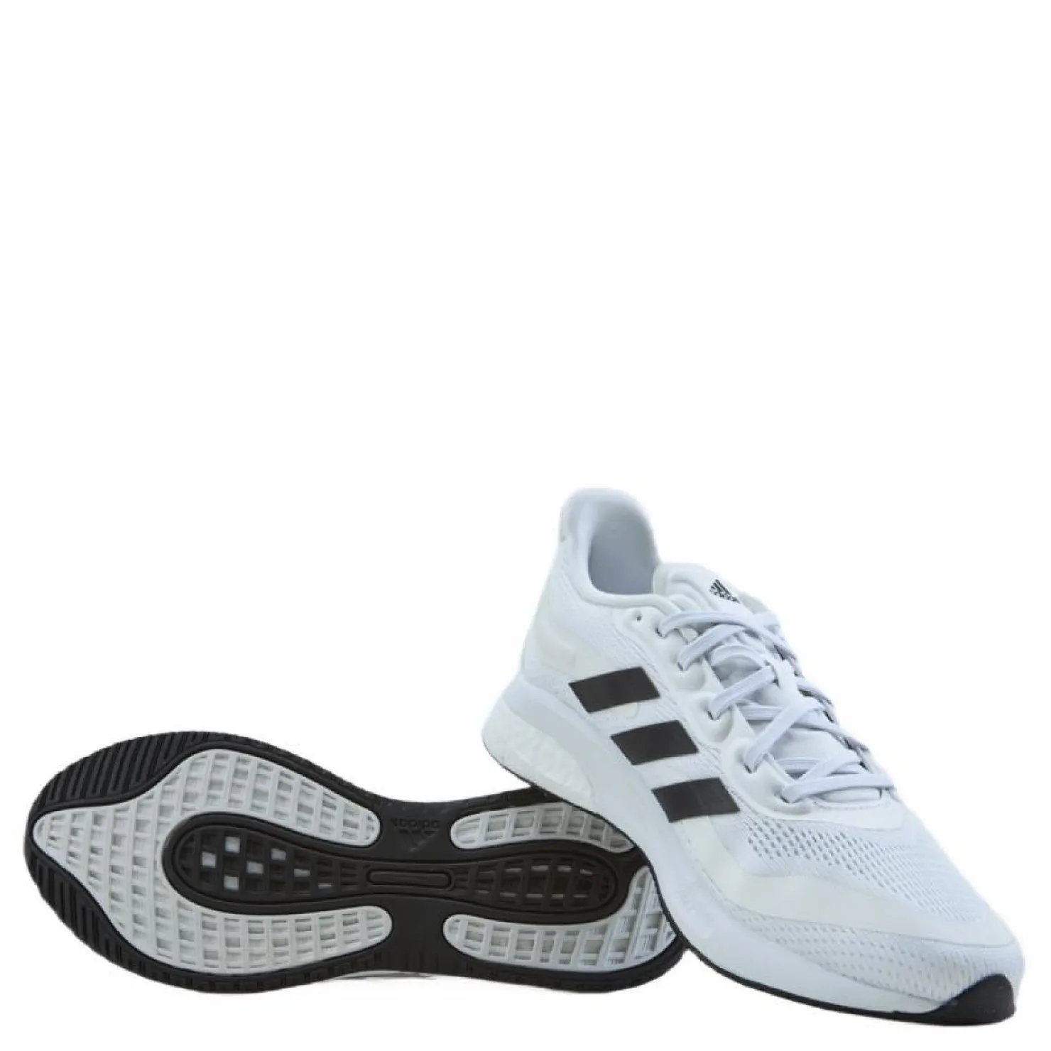 adidas Supernova Shoes Cloud White / Core Black / Dash Grey Vit New