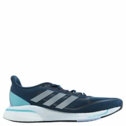 adidas Supernova+ Shoes Crew Navy / Silver Metallic / Pulse Aqua Blå Outlet