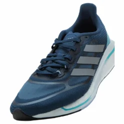 adidas Supernova+ Shoes Crew Navy / Silver Metallic / Pulse Aqua Blå Outlet
