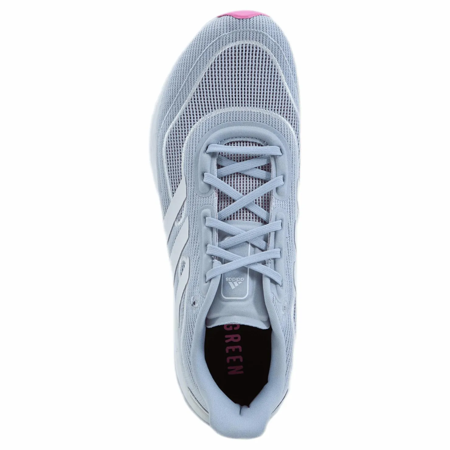 adidas Supernova Shoes Halo Silver / Cloud White / Screaming Pink Grå Outlet