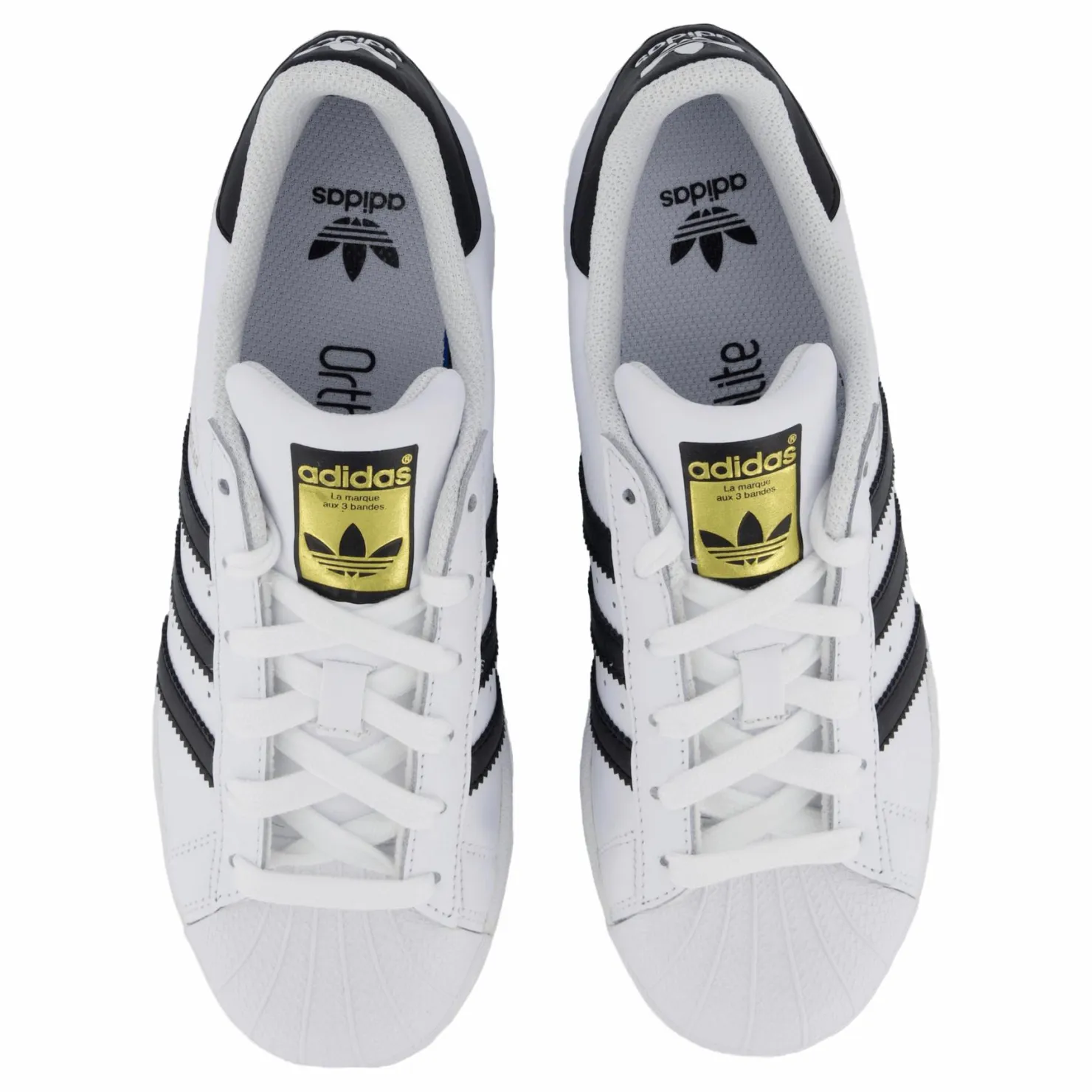 adidas Originals Superstar Jr White/Black Vit New