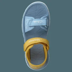 Clarks Surfing Sea T Yellow Interest Blå Clearance