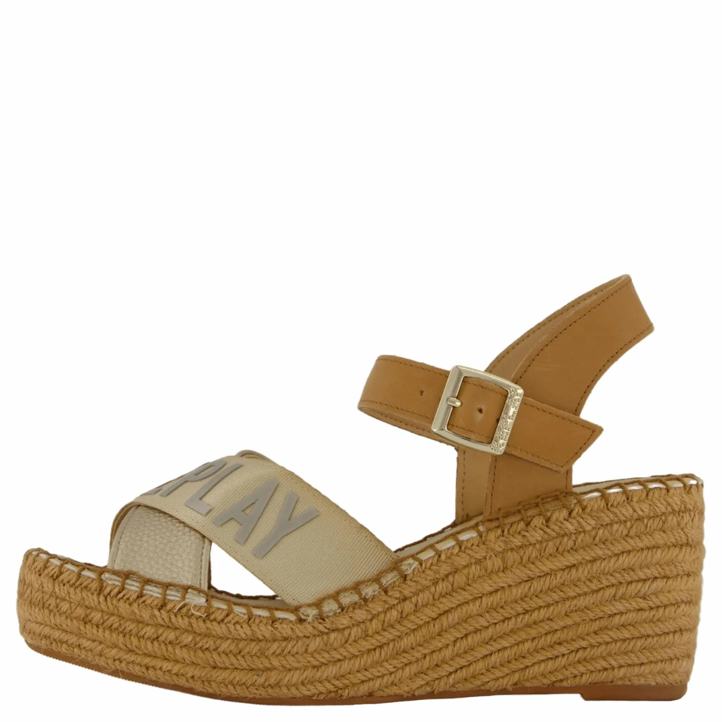 Replay Susan Cross Espadrille Platin Beige Clearance