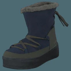 Svea Snow Boots Navy Blå Outlet
