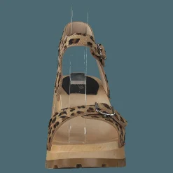 Swedish Hasbeens Swedish Sandal Leopard Brun och Beige Hot