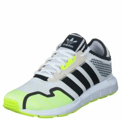 adidas Originals Swift Run X Cloud White / Carbon / Solar Yellow Blå Sale