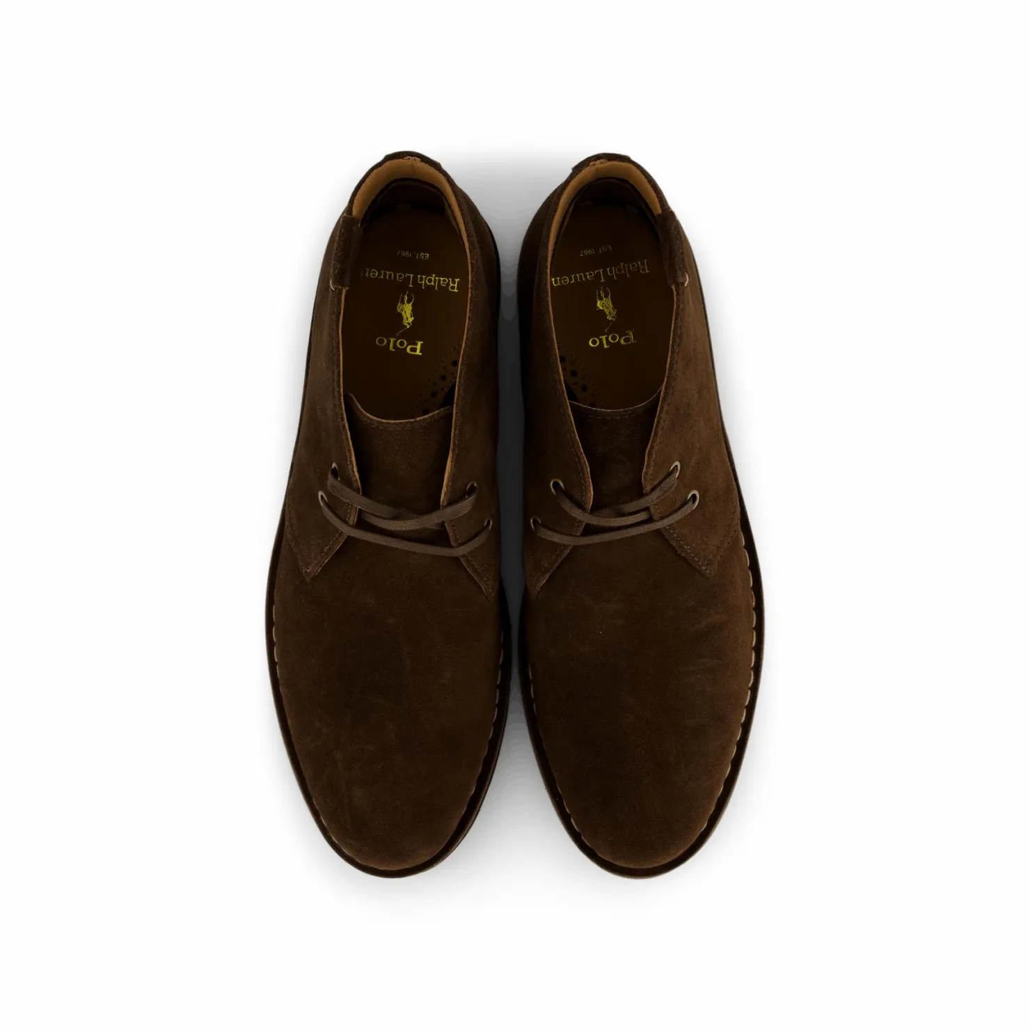 Polo Ralph Lauren Talan Suede Chukka Boot Chocolate Brown Brun Best